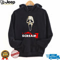 Scream 7 Ghostface Horror Movie Blood Splatter Graphic Tee