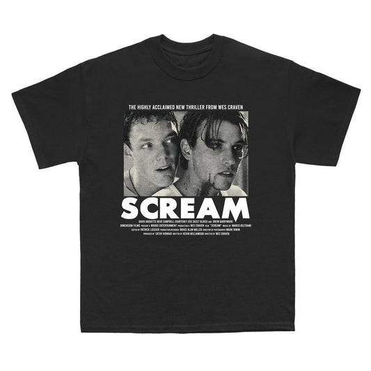Scream Horror Stu Macher Poster Style T-Shirt, Halloween Iconic Movie Inspired, Retro 90s Matthew Lillard Movie, Matthew Lillard Merch for Fans