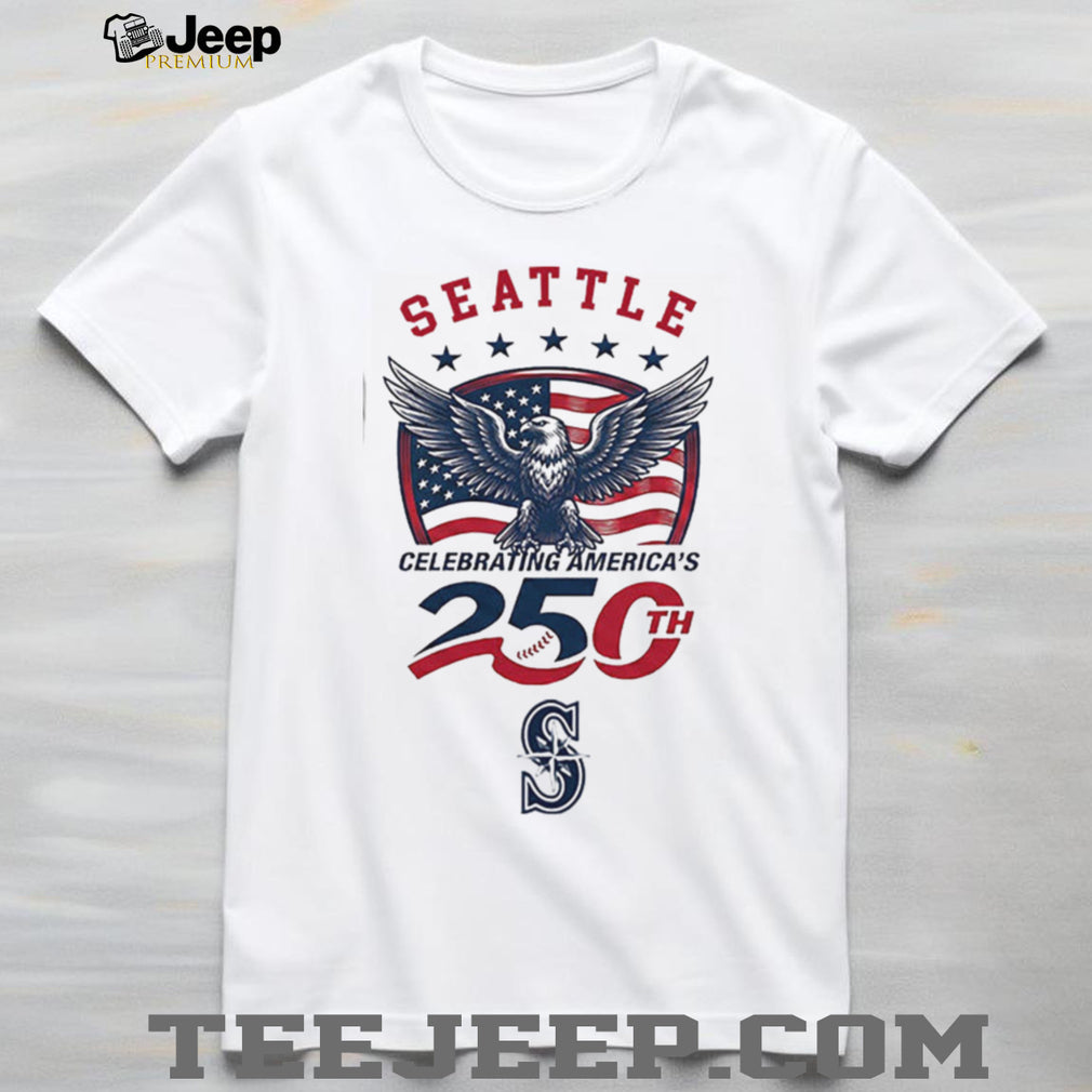 Seattle Mariners Custom Name America’s 250th Anniversary Baseball Jersey T Shirt