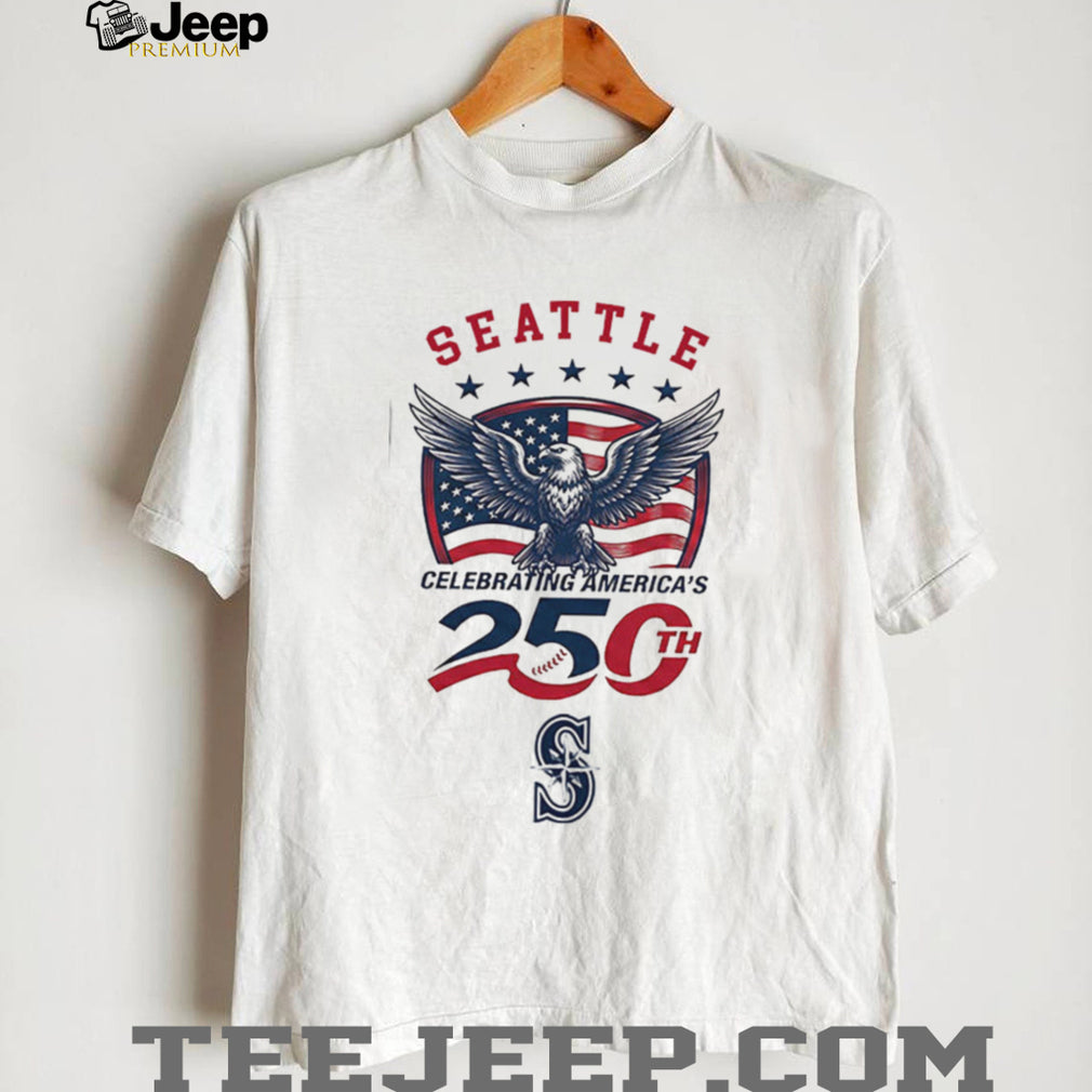 Seattle Mariners Custom Name America’s 250th Anniversary Baseball Jersey T Shirt