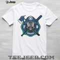 Seattle Mariners Firefighter FD First Responder Baseball Fans Vintage Men Women White T Shirt