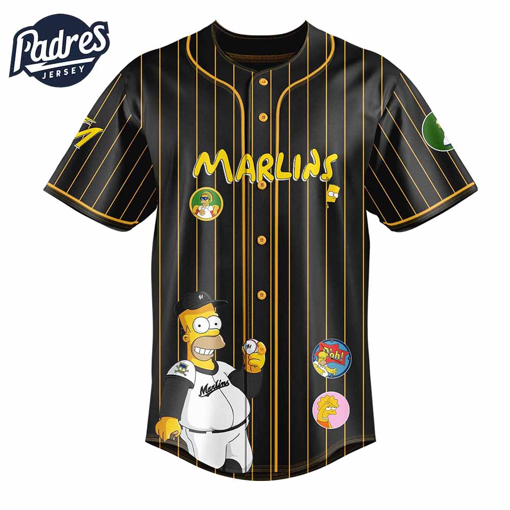 Seattle Mariners MLB x The Simpsons Baseball Jersey Style - Padres Jersey Oasis: Elevate Your Baseball Style... (Image 3)