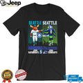 Seattle Mariners and Seahawks Gameday Mashup T Shirt Seattle Sports Fan T shirt