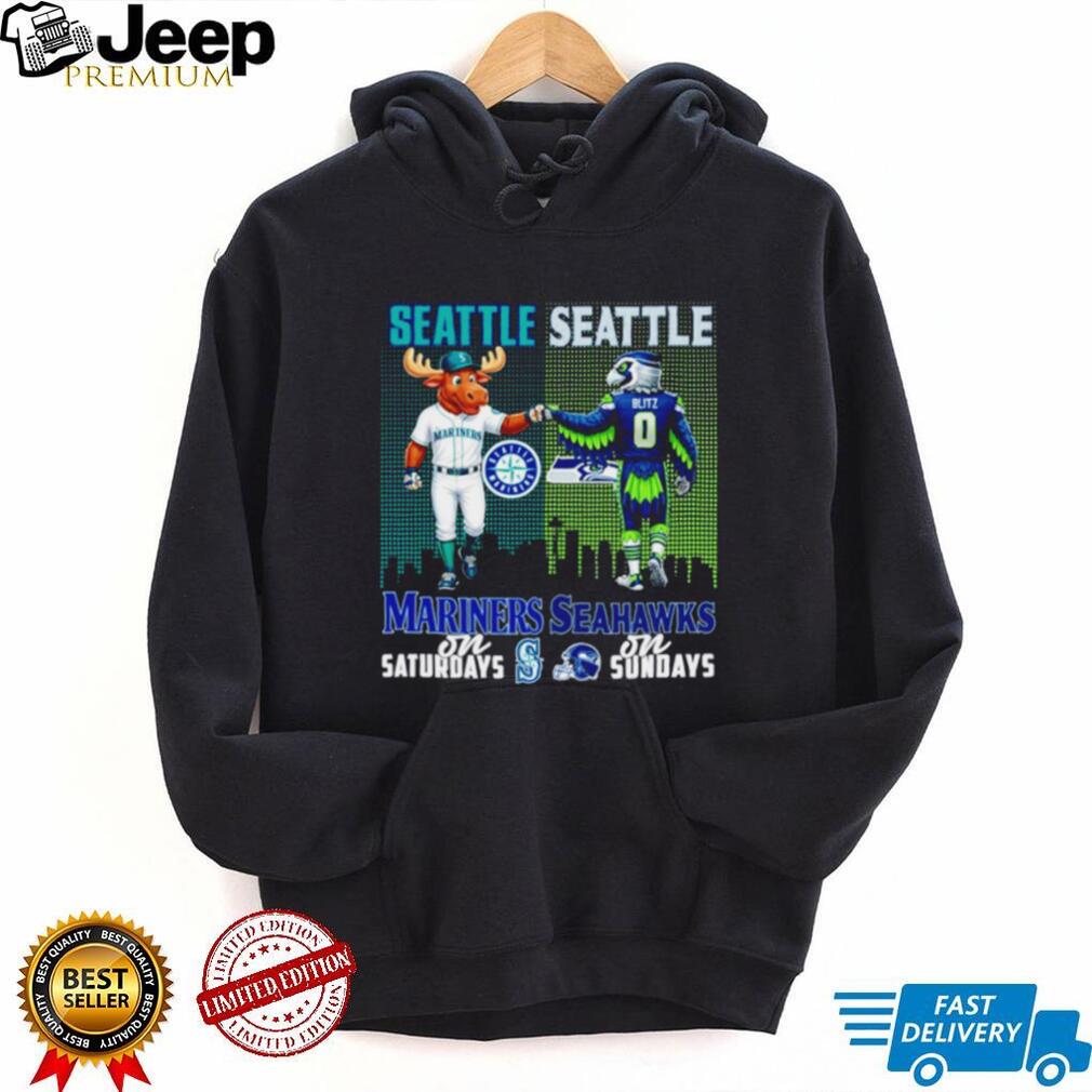 Seattle Mariners and Seahawks Gameday Mashup T Shirt Seattle Sports Fan T shirt