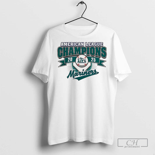 Seattle Mariners Baseball American League Champions Champions 2025 T Shirts