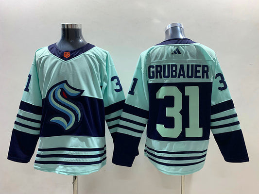 Seattle Kraken #31 Philipp Grubauer Style 4