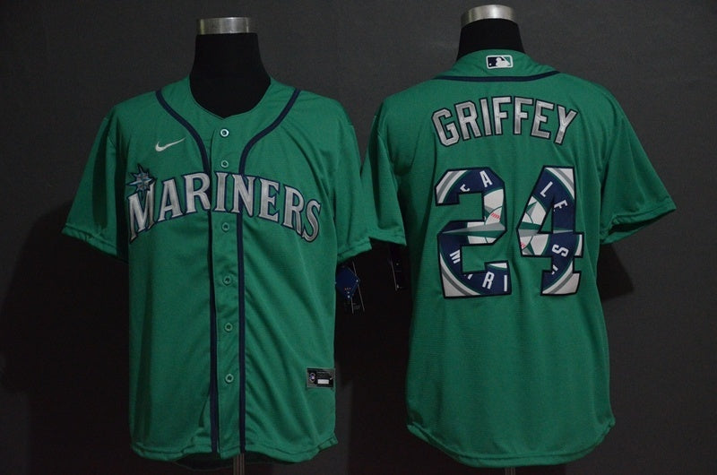 Seattle Mariners #24 Ken Griffey Style 1