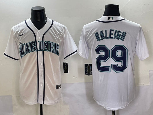Seattle Mariners #29 Cal Raleigh Mariners Adult Style 5