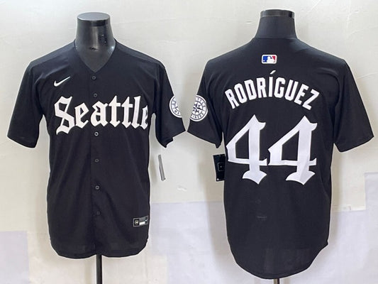 Seattle Mariners #44 Julio Rodriguez Mariners 5 Collaboration Style 2