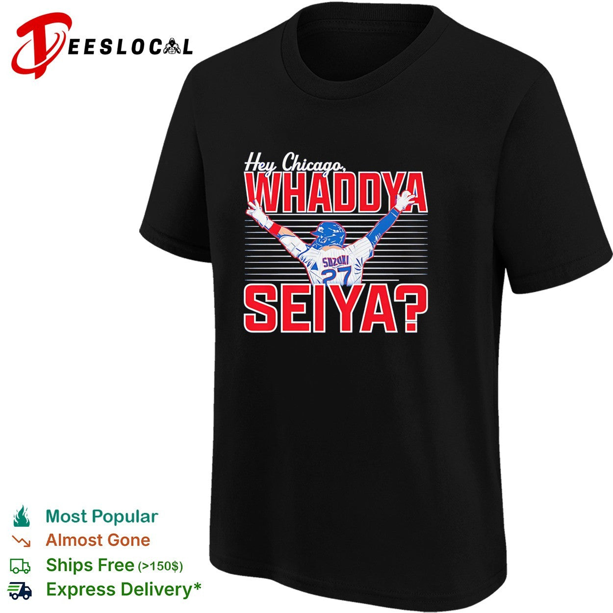 Seiya Suzuki Chicago Cubs Hey Chicago Whaddya Seiya shirt