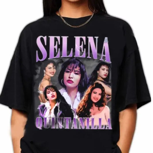 Selena Shirt, Selena Quintanilla T-Shirt, Retro Unisex Short Sleeve,