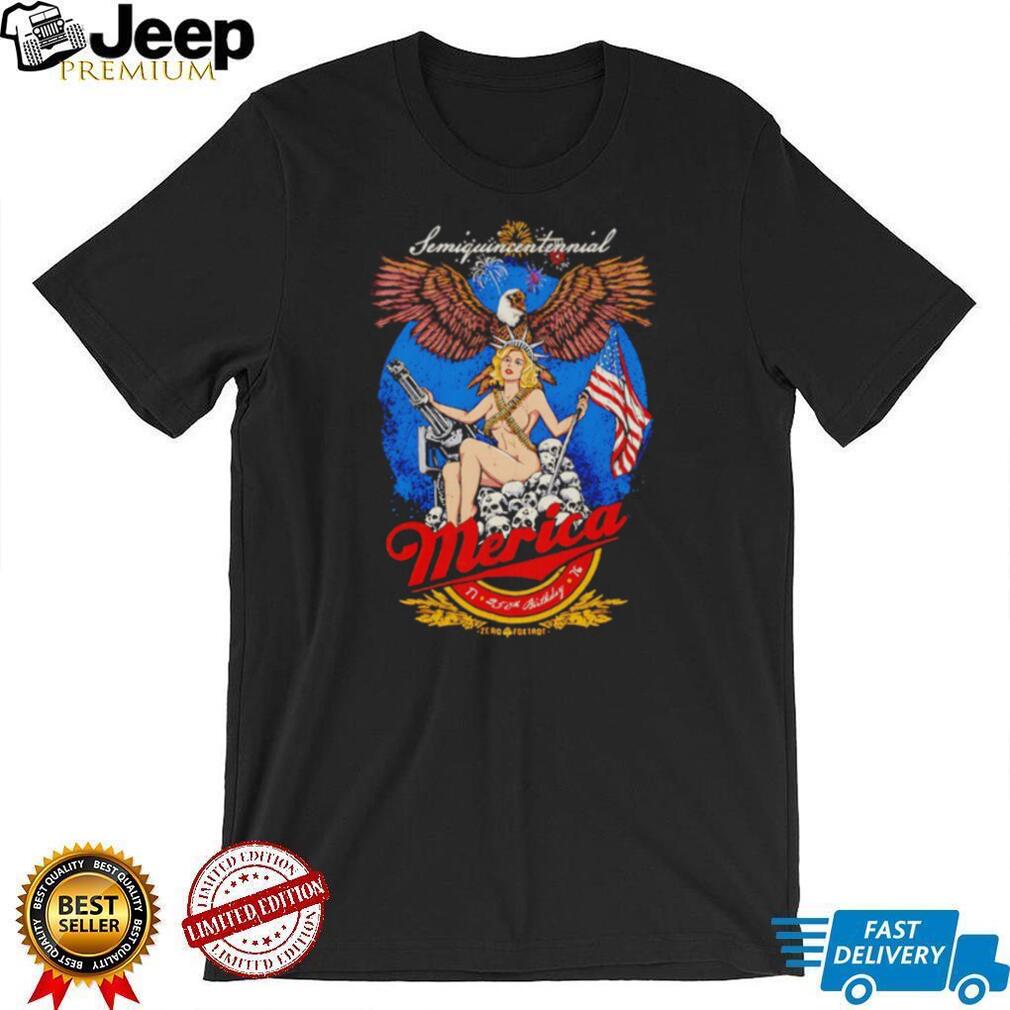 Semiquincentennial Merica 250th Birthday Patriotic Eagle T Shirt