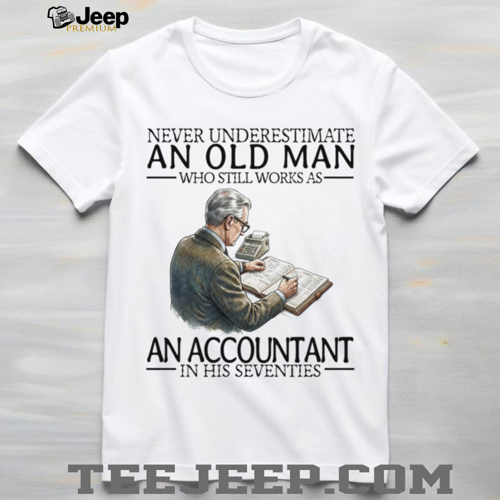 Senior Accountant Financial Auditor Career Retirement Shirt