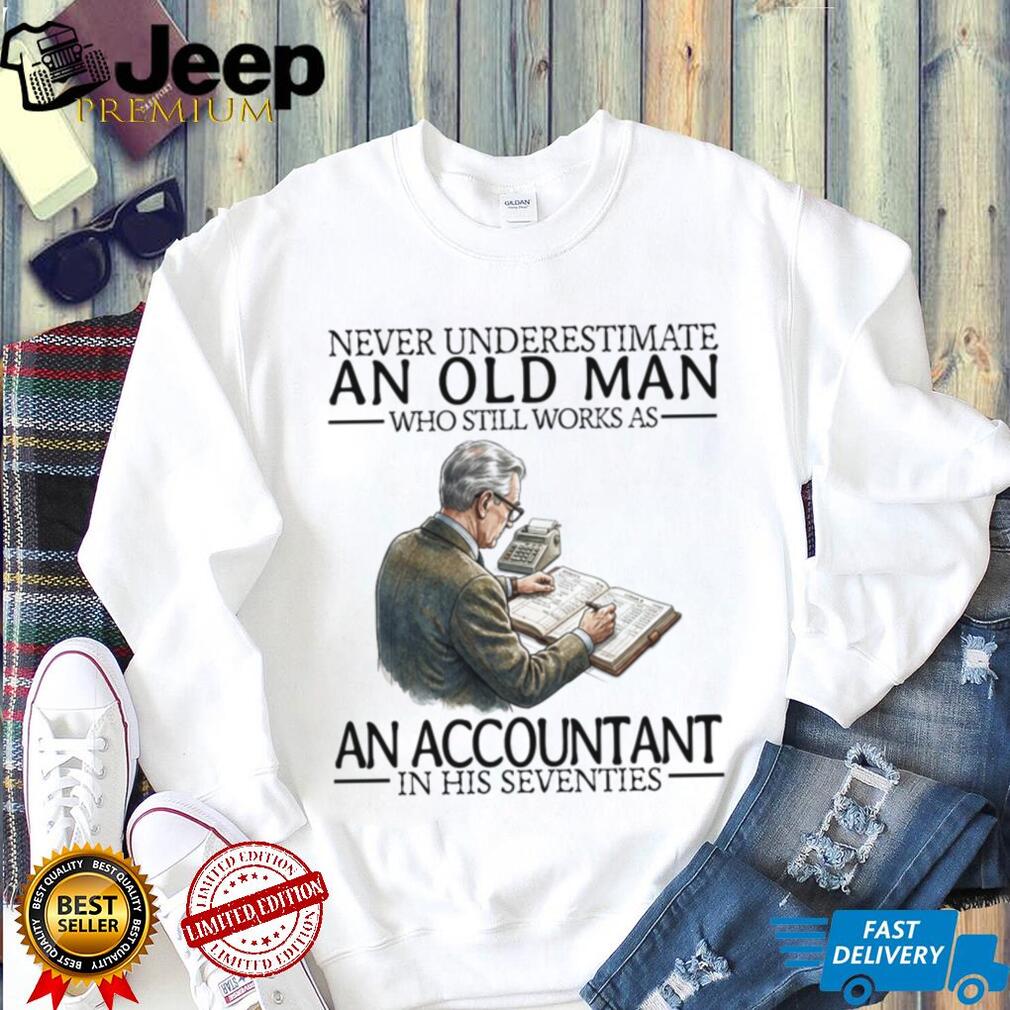 Senior Accountant Financial Auditor Career Retirement Shirt