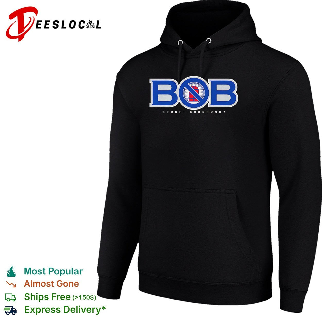 Sergei Bobrovsky BOB Toronto Maple Leafs logo shirt