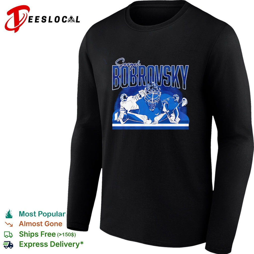Sergei Bobrovsky number 72 Toronto Maple Leafs NHL graphic shirt