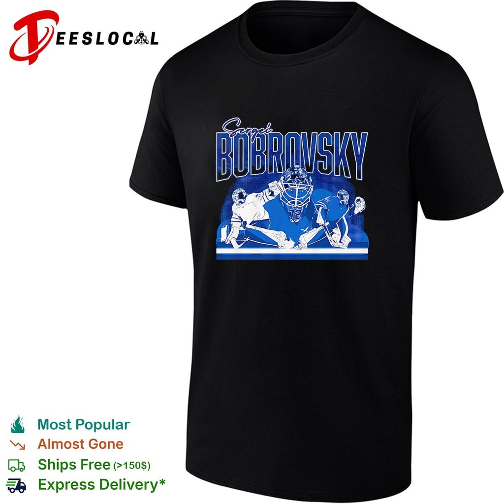 Sergei Bobrovsky number 72 Toronto Maple Leafs NHL graphic shirt