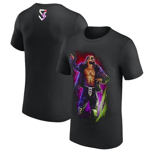 Seth "Freakin" Rollins Portrait Graphic Double Sided T-Shirt, Visionary Sam Hain Shirt, Professional Wrestler Fan Gift...