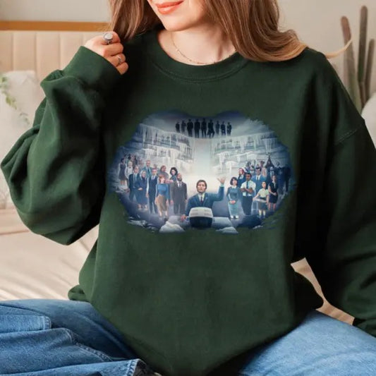 Severance Movie Artwork Lumon Painting Shirt, Lumon TV Series Show Vintage Classic Movie Sweatshirt