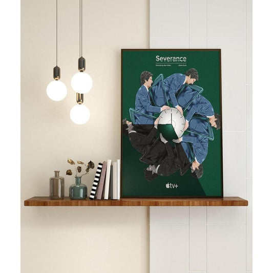 Severance Poster - Adam Scott - Minimalist Tv Series Poster - Vintage Retro Art Print - Custom Poster - Wall Art Print - Home Decor