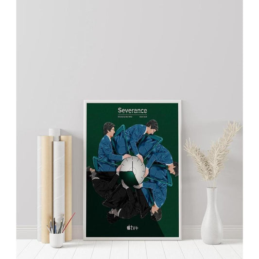 Severance Poster - Adam Scott - Minimalist Tv Series Poster - Vintage Retro Art Print - Custom Poster - Wall Art Print - Home Decorstyle{n002}3