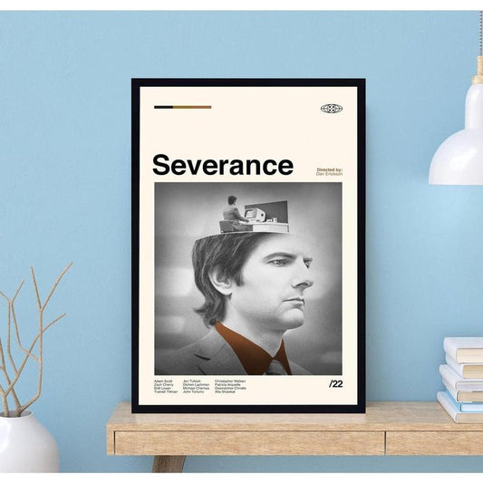 Severance Poster, Severance Tv Series Poster, Midcentury Art, Retro Poster, Minimalist Art, Vintage Poster, Home Decor