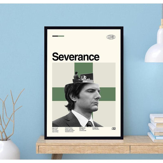 Severance Poster, Severance Tv Series Poster, Midcentury Art, Retro Poster, Minimalist Art, Vintage Poster, Home Decorstyle{n002}2