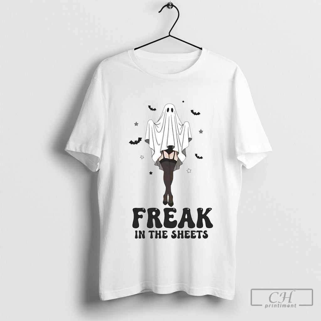 Sexy Ghost Freak In The Sheets Halloween Shirt Sweater