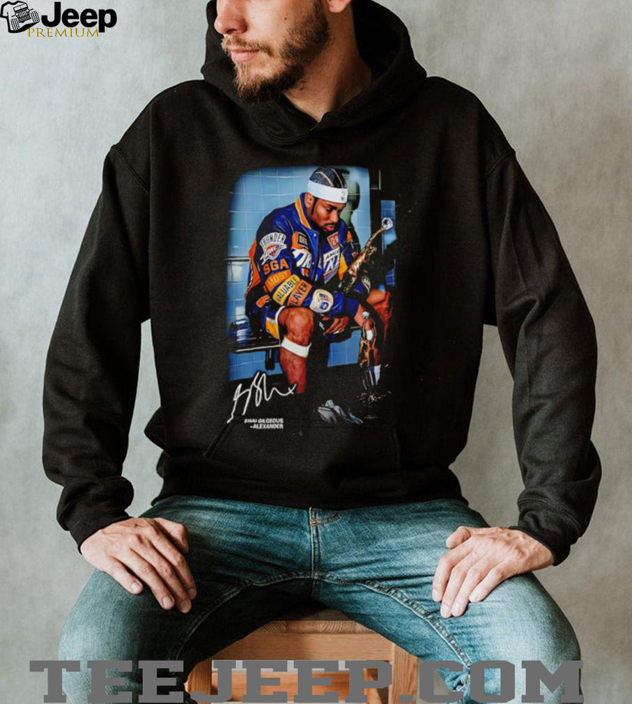 Shai Gilgeous Alexander OKC Thunder Basketball T Shirt
