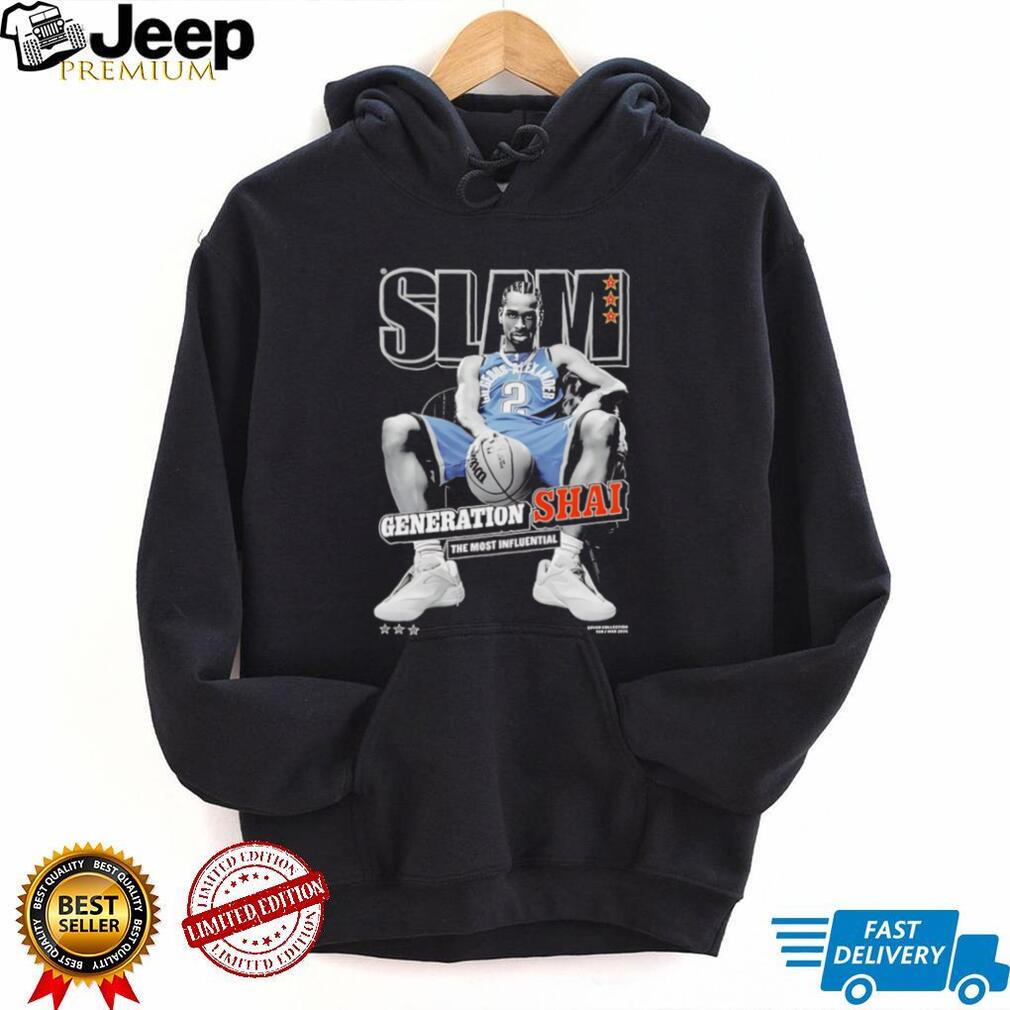 Shai Gilgeous Alexander SLAM Magazine Cover Generation Shai T Shirt