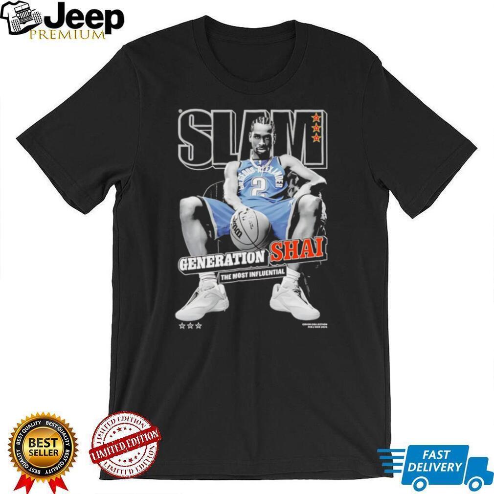 Shai Gilgeous Alexander SLAM Magazine Cover Generation Shai T Shirt