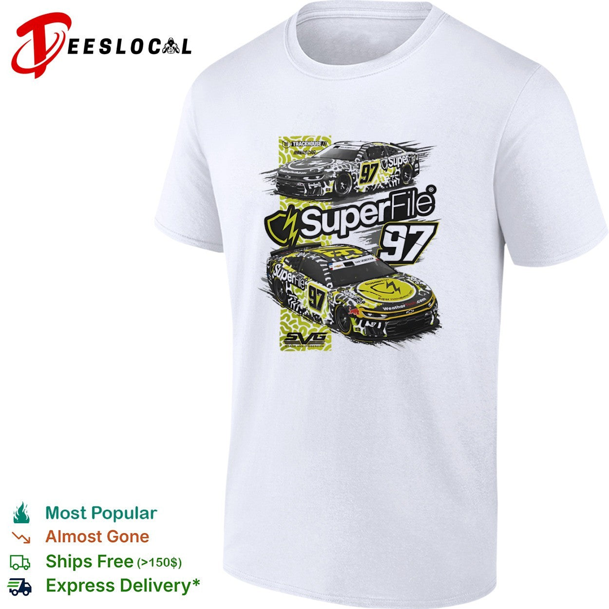 Shane van Gisbergen 97 SuperFile x Lefty Out There shirt