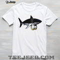 Shark Wearing a Yellow Bikini humor ocean shirt