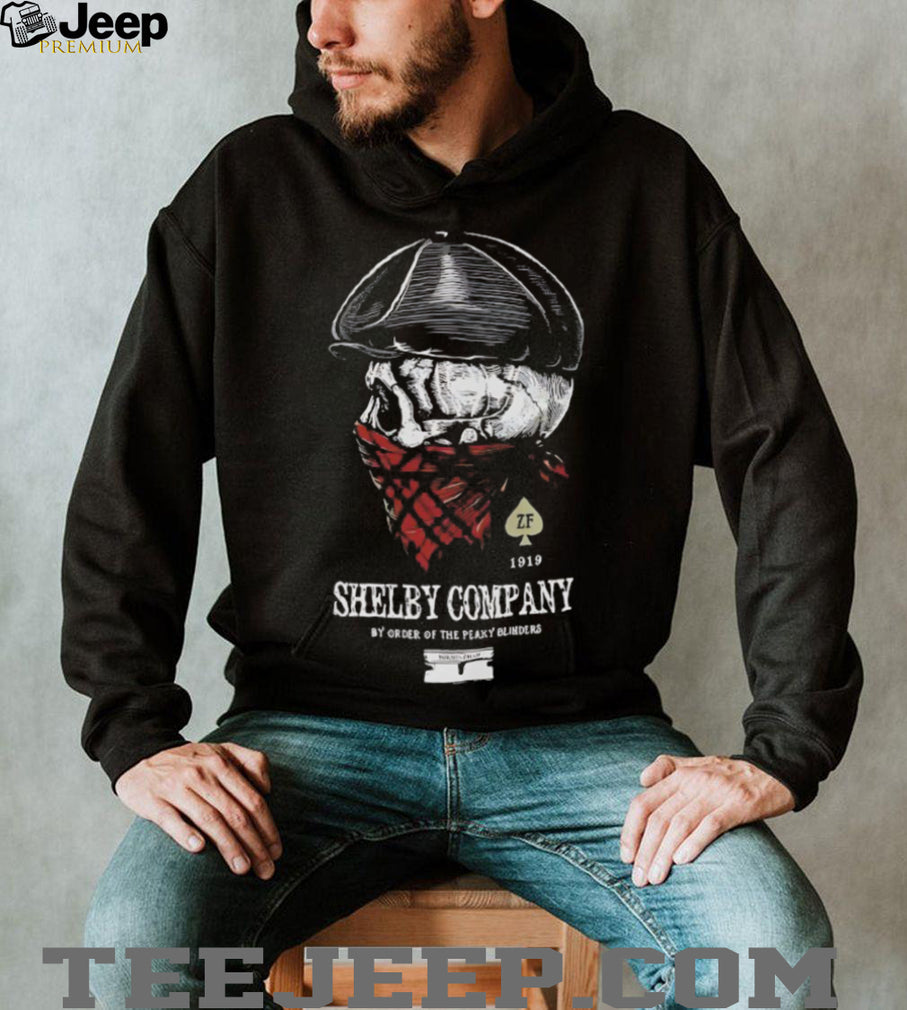 Shelby Company Peaky Blinders Skull and Razor Blade T Shirt