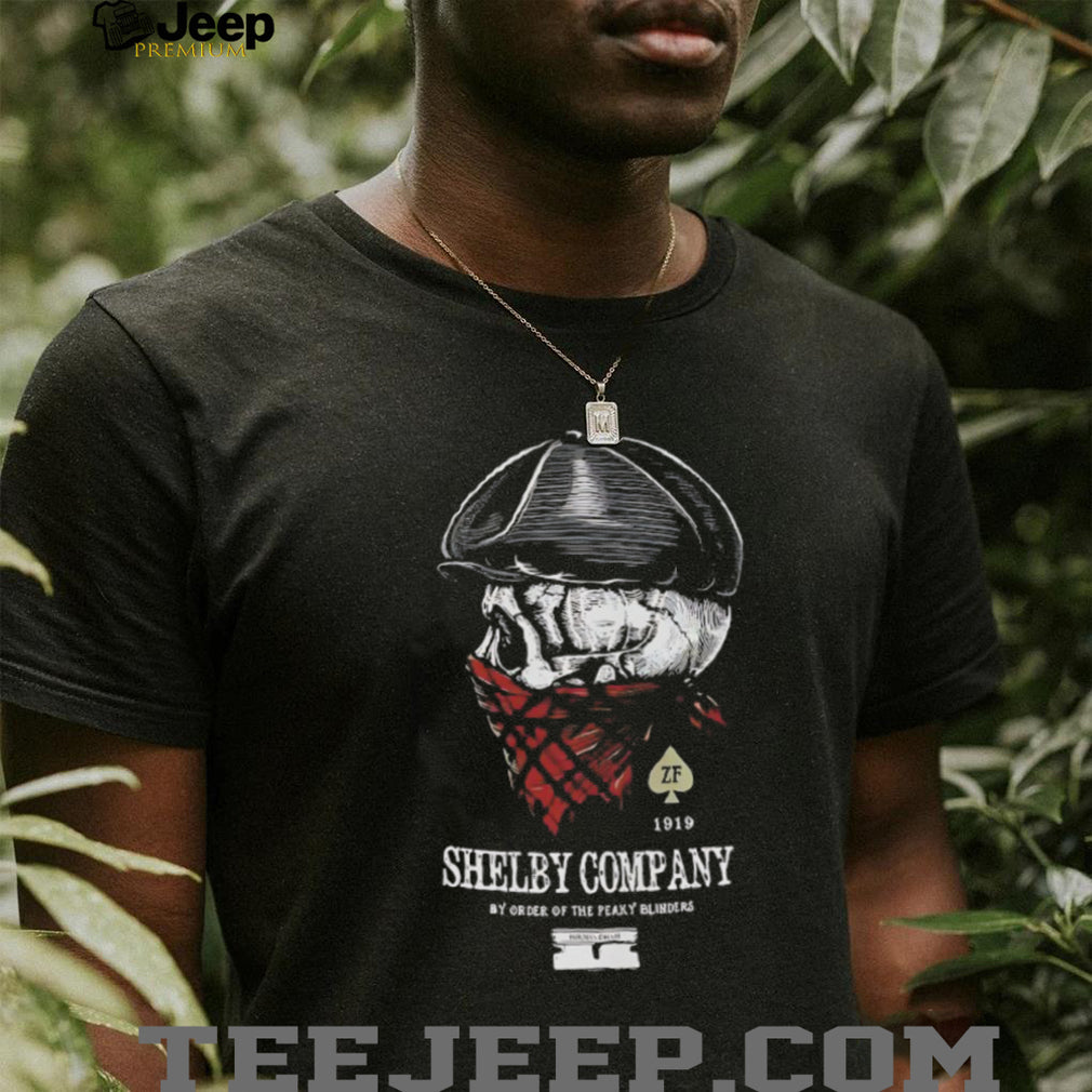 Shelby Company Peaky Blinders Skull and Razor Blade T Shirt