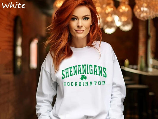 Shenanigans Coordinator Sweatshirt, Matching St Patricks Day Sweatshirt, St Patrick's Day Sweatshirt, Funny St Patrick's Day Hoodie, Hodie and Sweater, T-Shirt