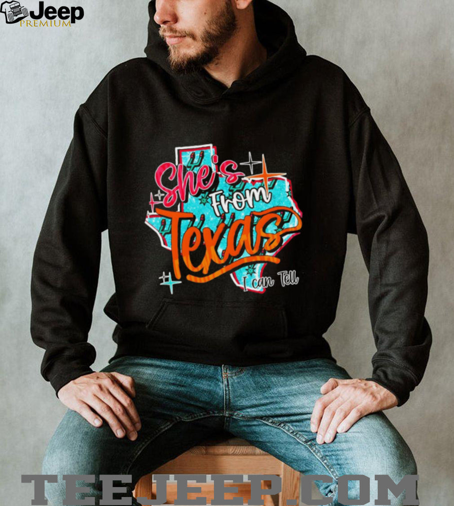 She’s From Texas I Can Tell Choosin Texas San Antonio Spurs Basketball 2026 shirt