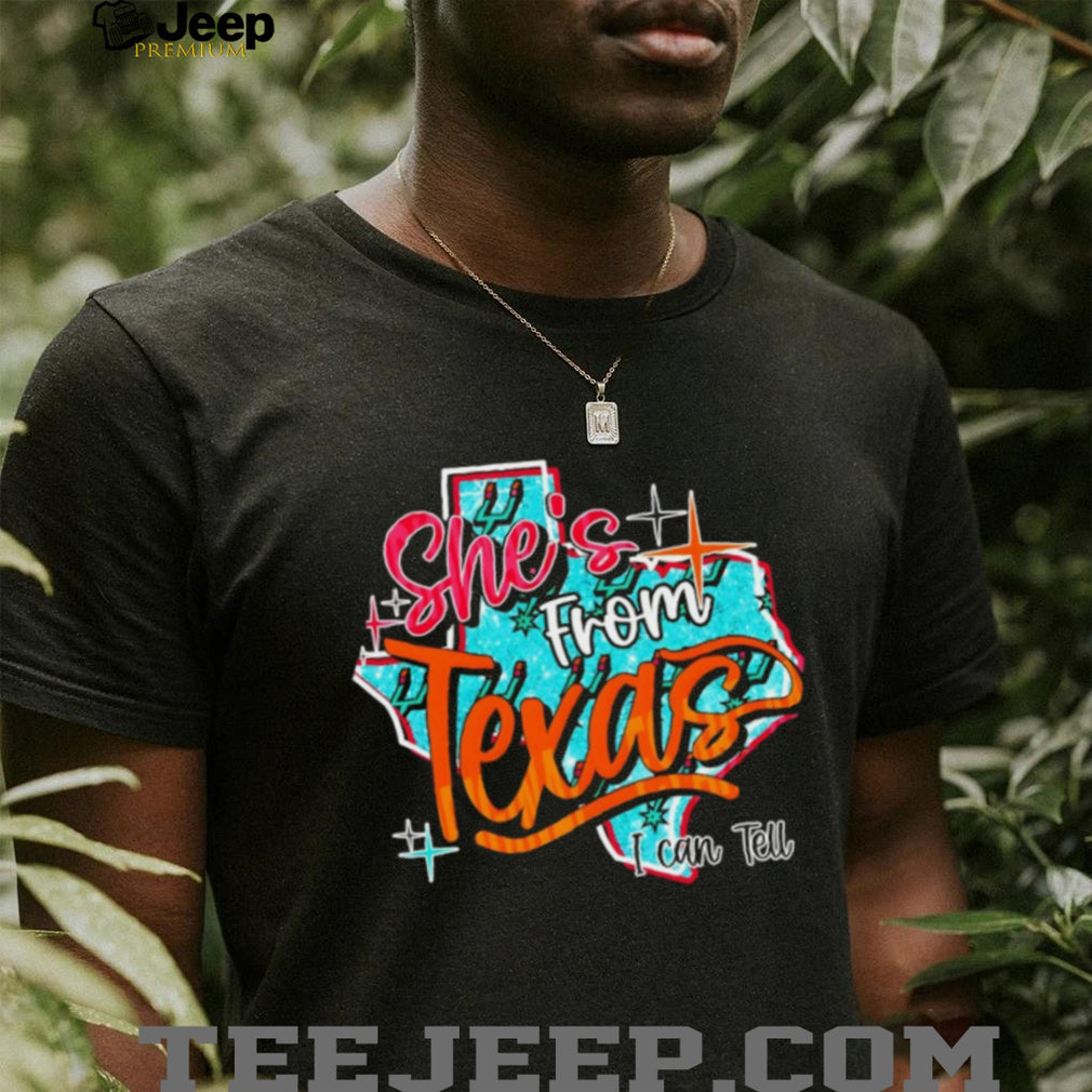 She’s From Texas I Can Tell Choosin Texas San Antonio Spurs Basketball 2026 shirt
