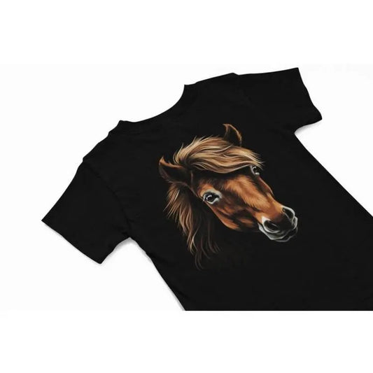 Shetland Pony T-Shirt, Pony breed tee, Equus t shirt, Equestrian t shirt, Pony lover gift, wild pony Tee, Pony lover gift, Pony tee Made in USA