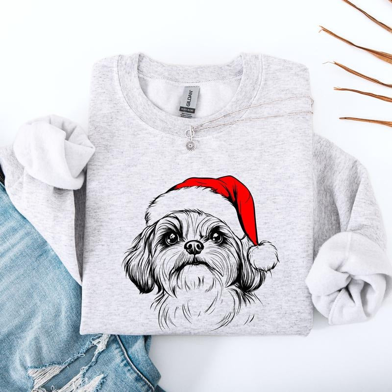 Shih Tzu, Dog Lover Apparel, Pet, Dog Breed, Cute Sweatshirt, Crew Neck, Women's, Crewneck T-Shirts, Hoodie | WearSparks.com