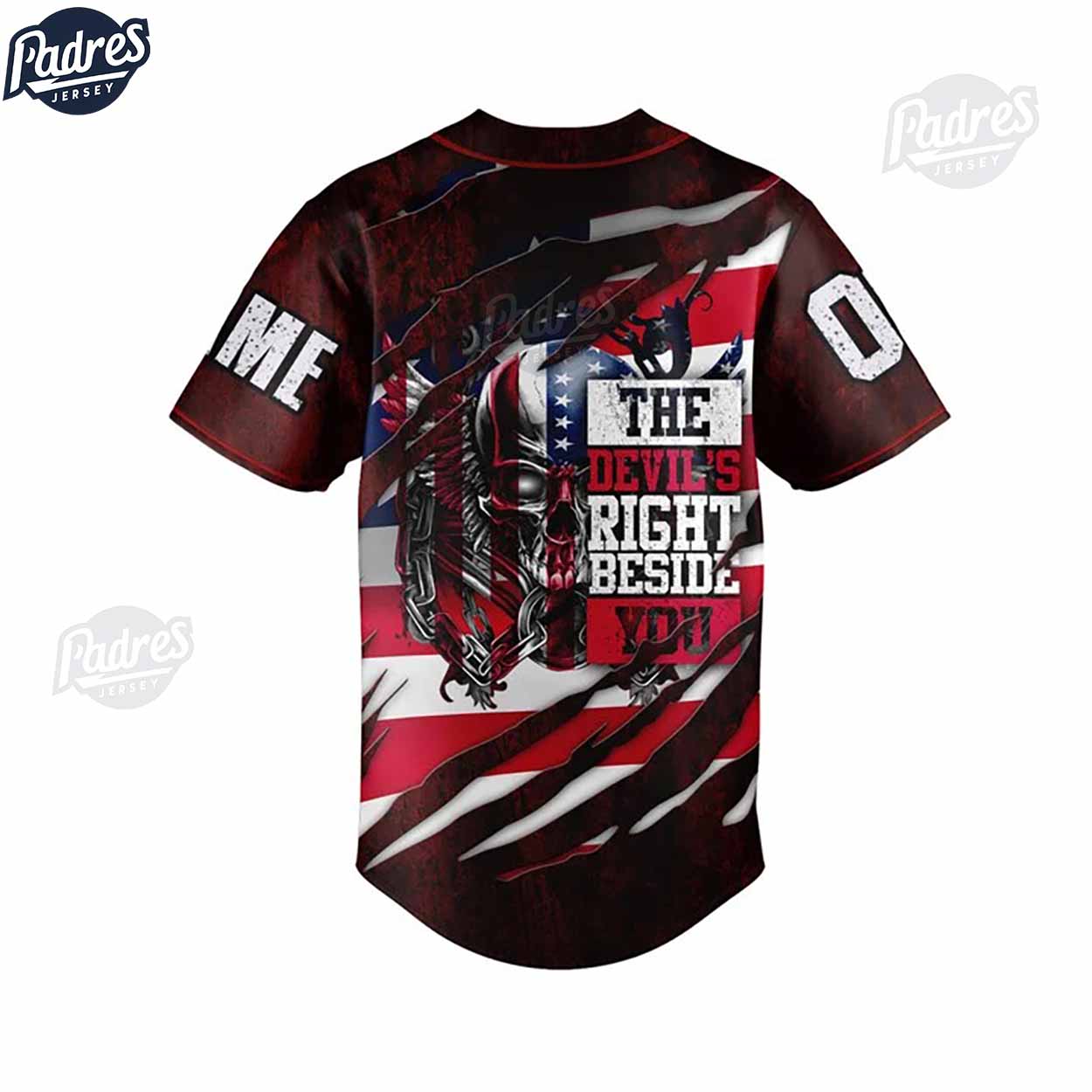 Shinedown Band USA Flag Custom Baseball Jersey - Padres Jersey Oasis: Elevate Your Baseball Style Game
