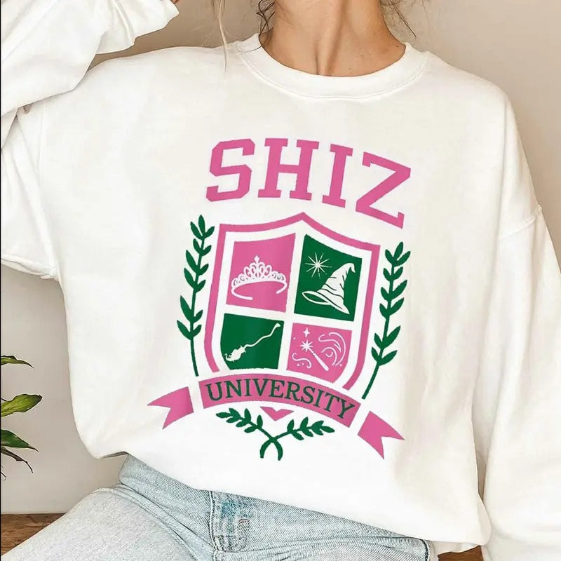 Shiz University Sweatshirt & Shirt, Movie Lover Gift, Shiz Sweatshirt, Movie Lover Shirt, Musical Movie Sweaterstyle{n002}2