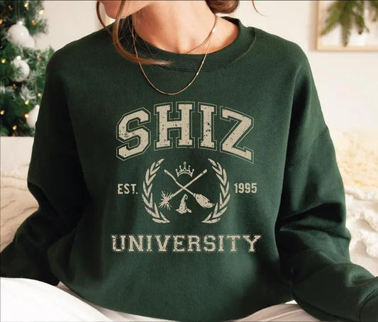 Shiz University T-Shirt Sweatshirt & Hoodie, Movie Lover Gift, Shiz Sweatshirt, Movie Lover Sweater, Musical Movie Sweater