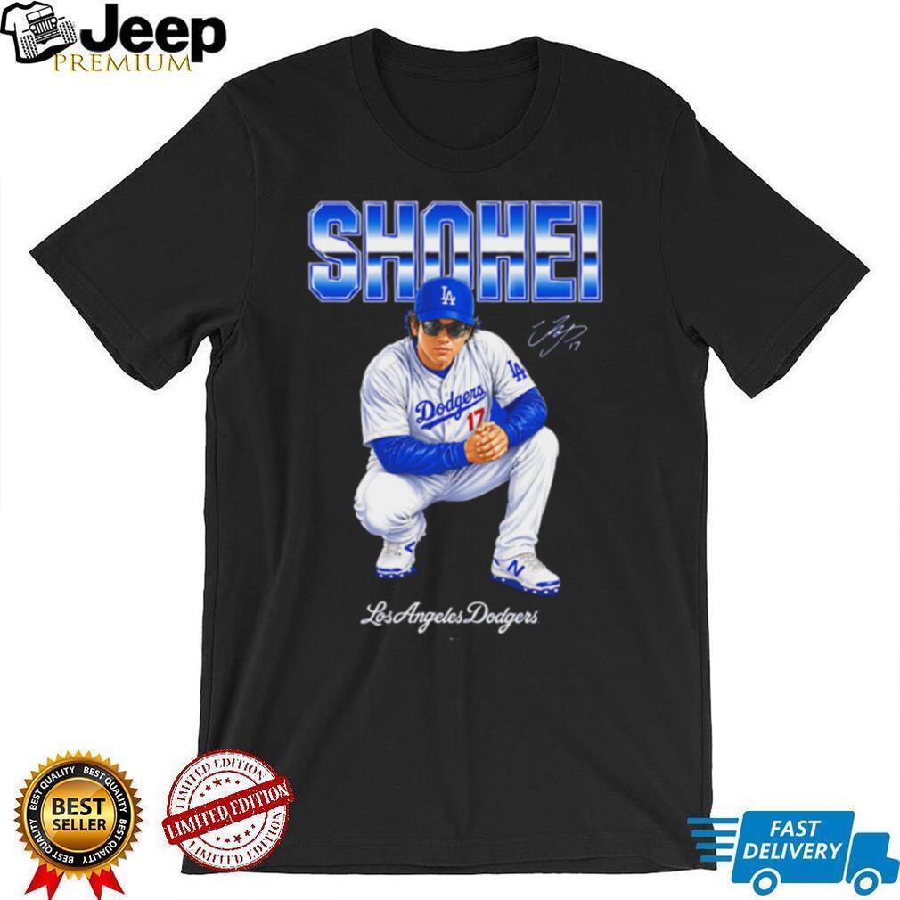 Shohei Ohtani 17 Los Angeles Baseball Vintage Signature Style Retro Fan Sport Men T Shirt