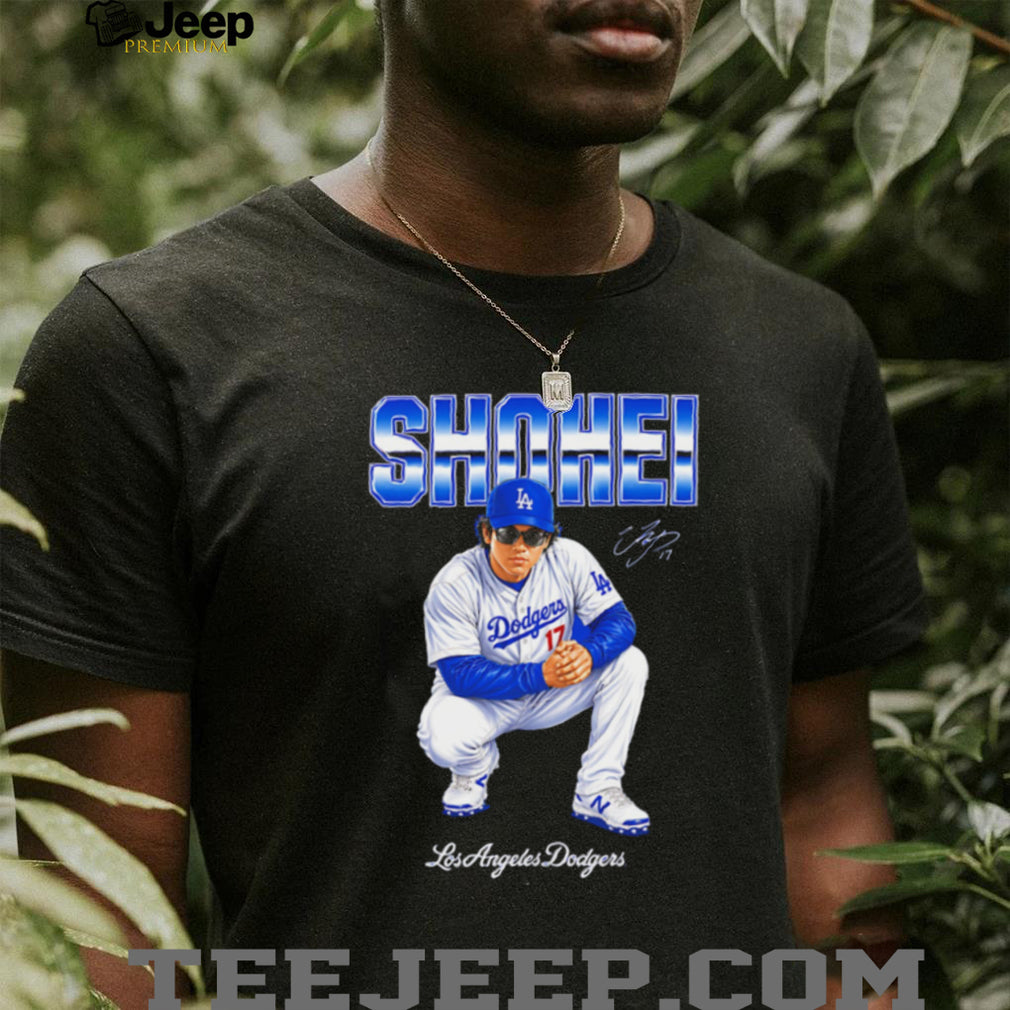 Shohei Ohtani 17 Los Angeles Baseball Vintage Signature Style Retro Fan Sport Men T Shirt
