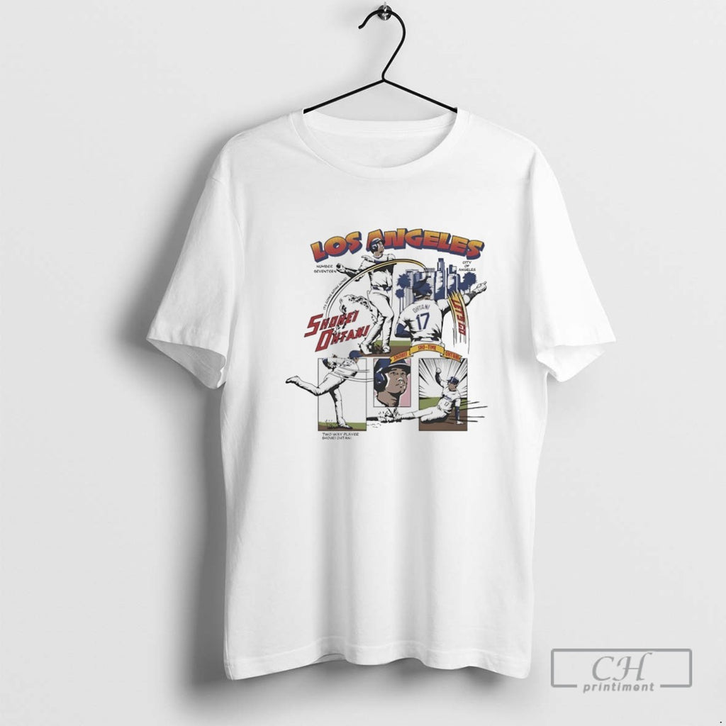 Shohei Ohtani Two Way Player Los Angeles Dodgers Comic