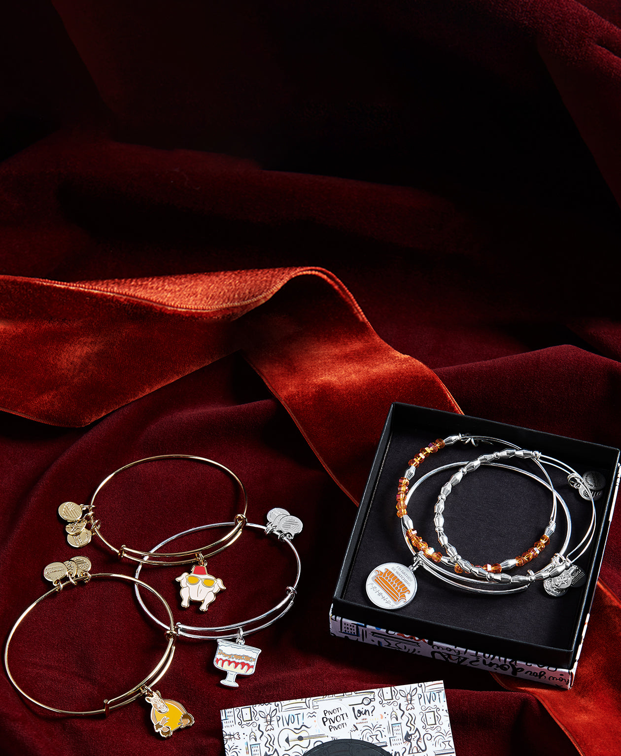 FRIENDS™ Holiday Armadillo Charm Bangle