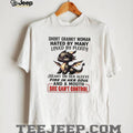 Short Cranky Woman Baby Dragon Heart on Sleeve Quote T Shirt