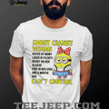Short Cranky Woman Fire In Her Soul Minion Girl T Shirt