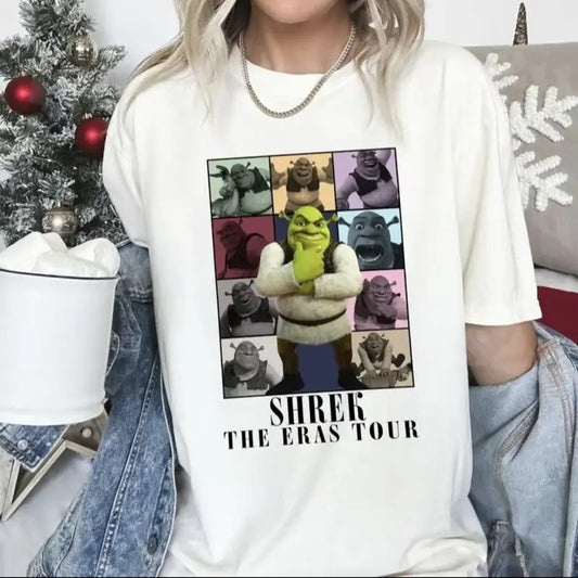Shrek The Eras Tour Shirt, Gift Unisex T-Shirt, Bella Canvas Crewneck Graphic Unisex T-Shirt Casual Fabric